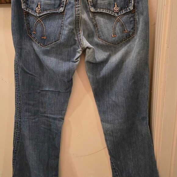 ❤️RARE TAG Denim Blue Jeans 29x32 - Picture 4 of 9